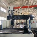 国盛4028龙门加工中心，2022年10月设备9成新带全自动.